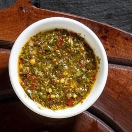 Signature chimichurri sauce
