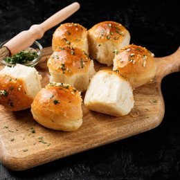 Butter seared garlics
